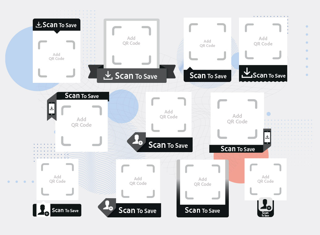 Vcard QR Code Labels